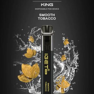 IGET King Vape – Smooth Tobacco (2600 Puffs)