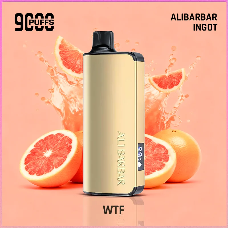 Alibarbar Ingot 9000 WTF (Grapefruit): Australia’s Bold Citrus Disposable Vape with 9000 Puffs