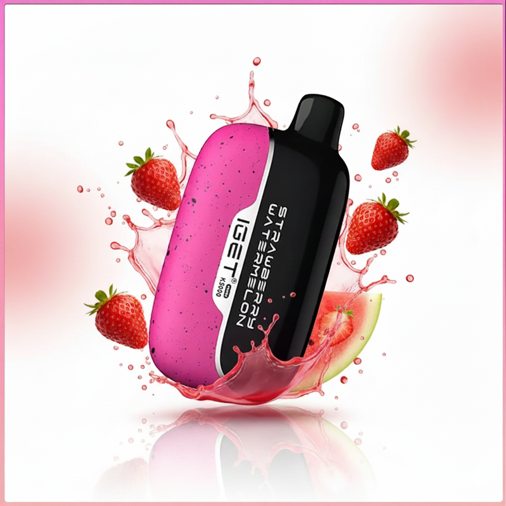 IGET MOON Strawberry Watermelon Ice 5000 Puffs Review: Australia's New "Splatter" King?