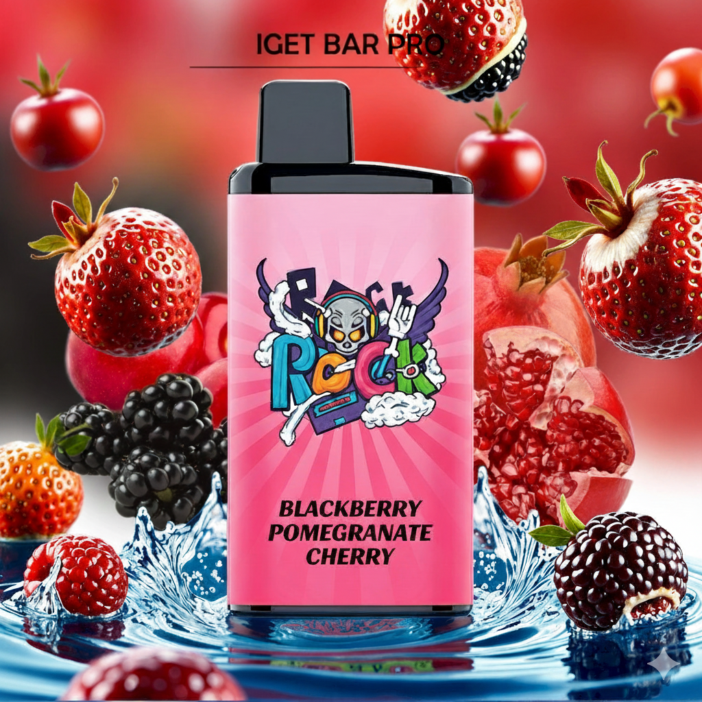 IGET Bar Pro Blackberry Pomegranate Cherry 10000 Puffs Review: Why It’s Australia’s Long-Lasting Favourite Choice