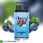 10000 Puff IGET Bar Pro Blueberry Ice Review – Ultimate Disposable Vape AU