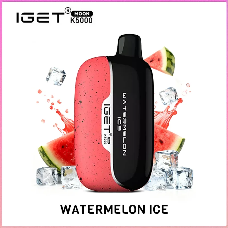 IGET MOON Watermelon Ice 5000 Puffs: Specs, Nicotine & User Guide