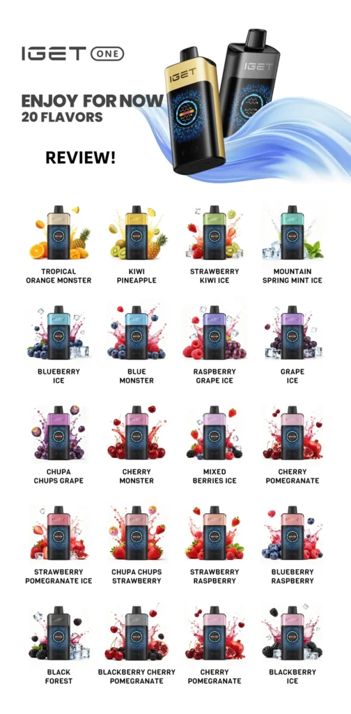 Official IGET One Flavours List: All 18 Tastes Ranked (AU Guide)