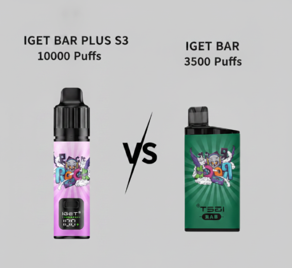 IGET Bar Plus S3 vs. IGET Bar 3500: Which Vape Is Better?
