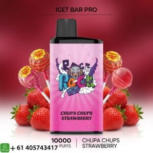 IGET Bar Pro Chupa chups strawberry 10000 Puffs