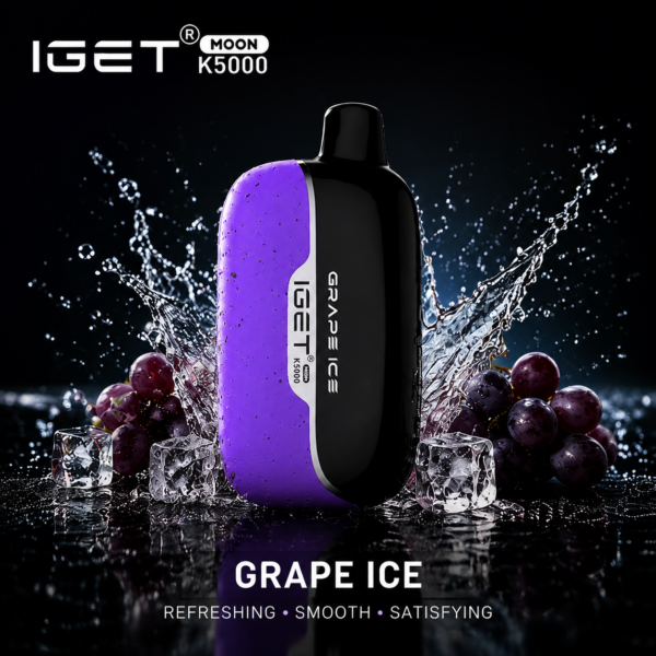 IGET Moon Pineapple Grape Ice Review | 5000 Puffs & Best IGET Moon Flavours Australia