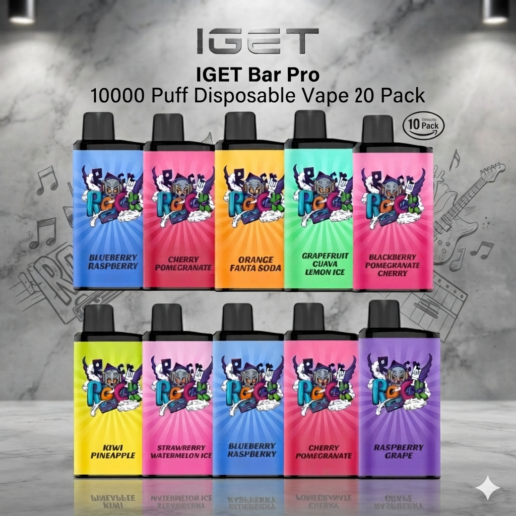 IGET Bar Pro 10000 Puffs 20PCS Disposable Vape |24 Flavours Available
