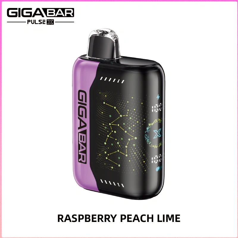 GIGA BAR PULSE X 25,000 Puffs Raspberry Peach Lime