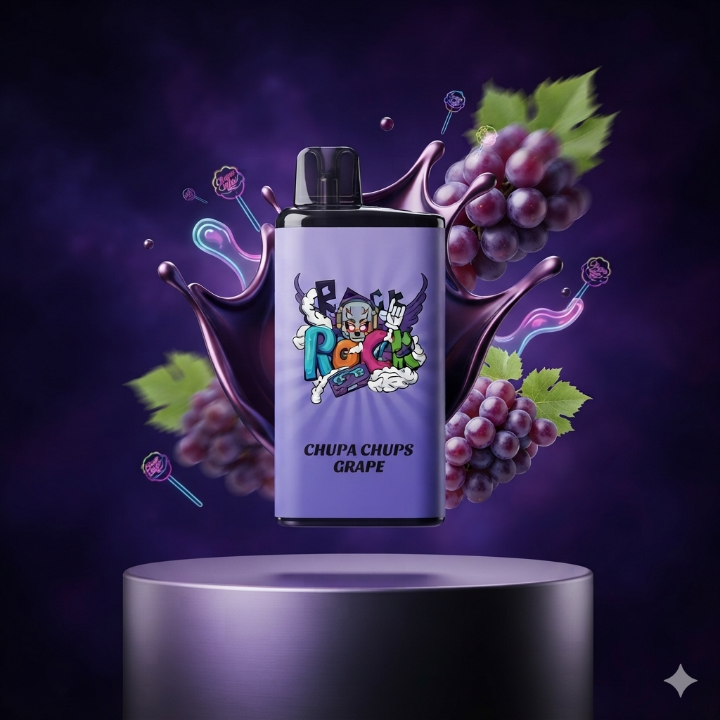 IGET Bar Pro Chupa Chups Grape Review: 10,000 Puffs, Flavour & Specs