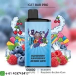 IGET Bar Pro Blueberry Raspberry Bubble Gum Review: Flavour, Specs & 10000 Puffs Guide Australia