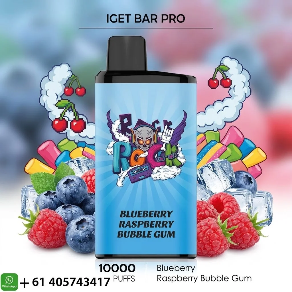 IGET Bar Pro Blueberry Raspberry Bubble Gum Review: Flavour, Specs & 10000 Puffs Guide Australia