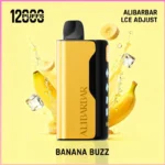 ALIBARBAR Ice Adjust 12000 Puffs Banana Buzz Review: Flavour, Specs & How Ice Adjust Works