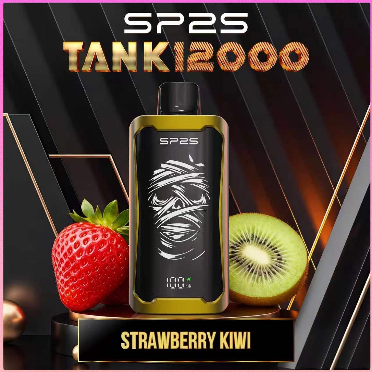 SP2S TANK 12000 Puffs Strawberry kiwi Disposable Vape